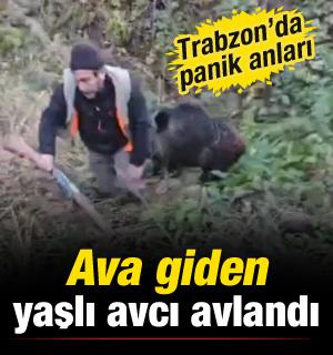 Trabzon'da ava giderken avlandılar! Yaşlı avcı canını zor kurtardı