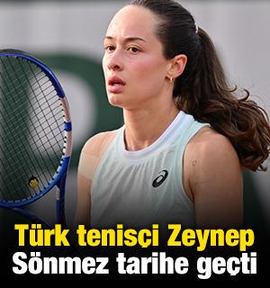T&uuml;rk tenis&ccedil;i Zeynep S&ouml;nmez tarihe ge&ccedil;ti: D&uuml;nya 11 numarasına k&ouml;k s&ouml;kt&uuml;rd&uuml;