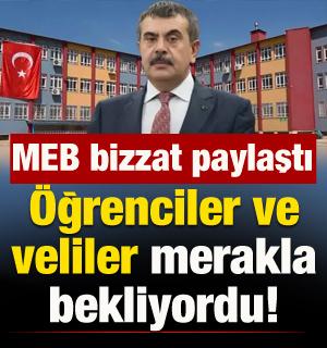Veliler ve &ouml;ğrenciler sabırsızlıkla bekliyordu! MEB a&ccedil;ıkladı