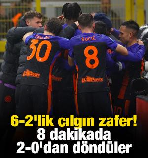 6-2'lik &ccedil;ılgın zafer! 8 dakikada 2-0'dan d&ouml;nd&uuml;ler