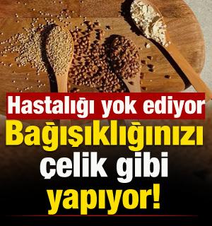 Bağışıklığı &ccedil;elik gibi yapıyor! Hastalıklara kalkan oluyor