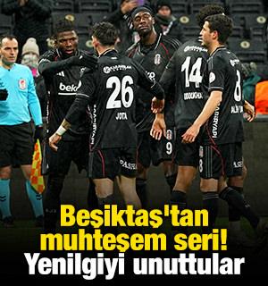 Beşiktaş'tan muhteşem seri! Yenilgiyi unuttular