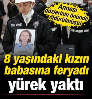 Edirne'de annesi g&ouml;zleri &ouml;n&uuml;nde &ouml;ld&uuml;r&uuml;len &ccedil;ocuğun babasına feryadı y&uuml;rek dağladı