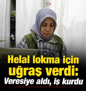 Gaziantep'te veresiye aldığı makineyle iş kurdu