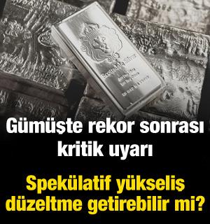 G&uuml;m&uuml;şte rekor sonrası kritik uyarı: Spek&uuml;latif y&uuml;kseliş d&uuml;zeltme getirebilir mi?