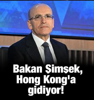 Hazine ve Maliye Bakanı Şimşek, yarın Hong Kong'da temaslarda bulunacak