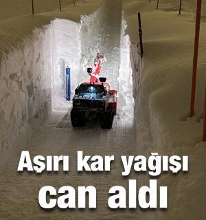 Japonya'da şiddetli kar yağışı can aldı