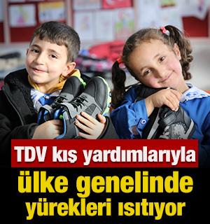 TDV kış yardımlarıyla &uuml;lke genelinde y&uuml;rekleri ısıtıyor