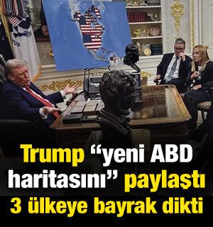 Trump'tan "yeni ABD haritası" paylaşımı