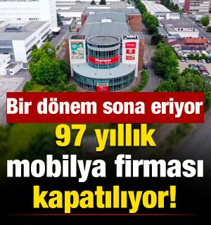 97 senelik mobilya firması kapatılıyor! Bir d&ouml;nem sona eriyor