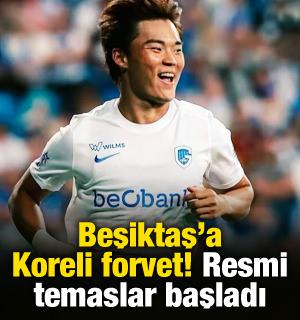 Beşiktaş'a Koreli forvet: Resmi temaslar başladı