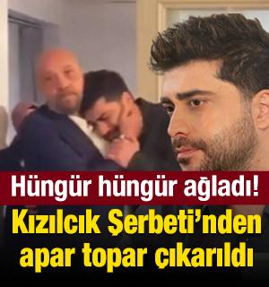 Kızılcık Şerbeti'nin kadrosundan &ccedil;ıkarılan Doğukan G&uuml;ng&ouml;r g&ouml;zyaşlarını tutamadı!