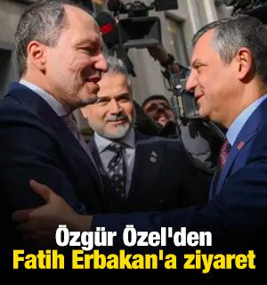 &Ouml;zg&uuml;r &Ouml;zel'den Fatih Erbakan'a ziyaret