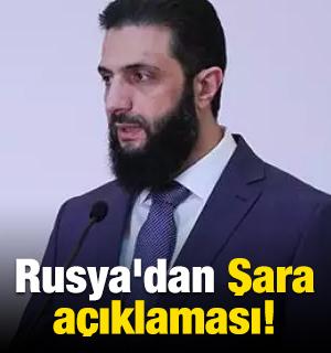 Rusya'dan Şara a&ccedil;ıklaması! Resmen duyuruldu! 