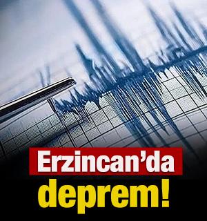Erzincan'da deprem!