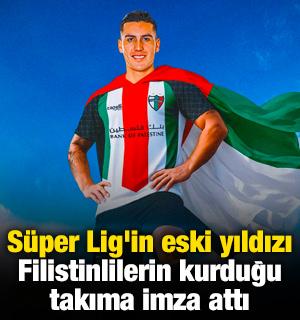 S&uuml;per Lig'in eski yıldızı Filistinlilerin kurduğu takıma imza attı