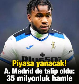 Piyasa yanacak! A. Madrid de talip oldu: 35 milyonluk hamle