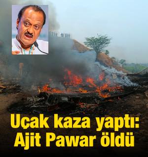 U&ccedil;ak kaza yaptı: Ajit Pawar &ouml;ld&uuml;