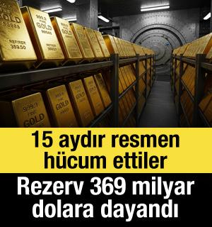 Altın almaya doymadılar: Rezervleri 369 milyar dolara dayandı