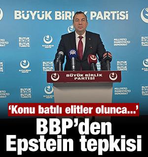 BBP'den Epstein tepkisi: Konu batılı elitler olunca bazı &ccedil;evreler suskun