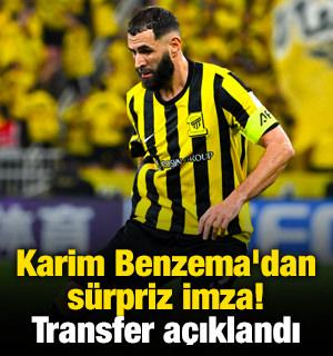 Benzema'dan s&uuml;rpriz imza! Transfer a&ccedil;ıklandı