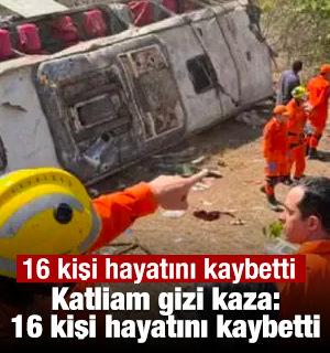 Brezilya'da katliam gizi kaza: 16 kişi hayatını kaybetti