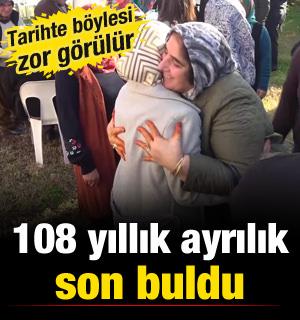 Ermenilerin katliamlarıyla başlayan 108 yıllık ayrılık Mersin'de son buldu