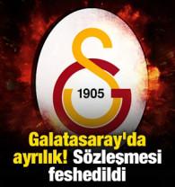 Galatasaray'da ayrılık! S&ouml;zleşmesi feshedildi
