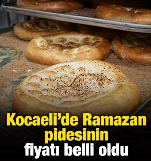 Kocaeli&rsquo;de Ramazan pidesinin fiyatı belli oldu
