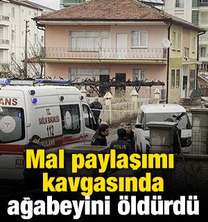 Mal paylaşımı kavgasında ağabeyini &ouml;ld&uuml;rd&uuml;
