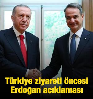 Mi&ccedil;otakis'ten T&uuml;rkiye ziyareti &ouml;ncesi Erdoğan a&ccedil;ıklaması