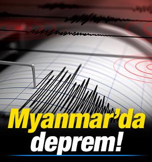 Myanmar'da şiddetli deprem