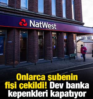 Onlarca şubenin fişi &ccedil;ekildi! Dev banka kepenkleri kapatıyor