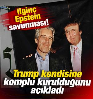 Trump kendisine komplo kurduklarını a&ccedil;ıkladı! İlgin&ccedil; Epstein savunması
