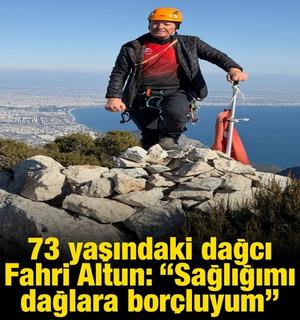73 yaşında, dağcılık yaşam bi&ccedil;imi