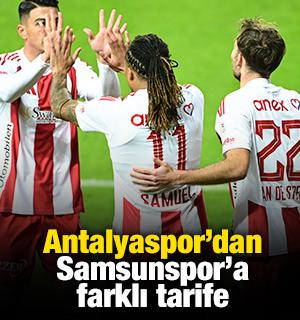 Antalyaspor'dan Samsunspor'a farklı tarife
