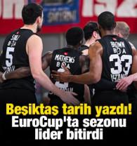Beşiktaş tarih yazdı! EuroCup'ta sezonu lider bitirdi