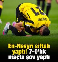 En-Nesyri siftah yaptı! 7-0'lık ma&ccedil;ta şov yaptı