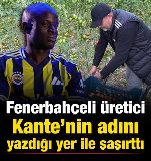 Fenerbah&ccedil;eli &uuml;retici Kante'nin adını yazdırdığı yer ile g&ouml;renleri şaşırttı
