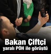 İ&ccedil;işleri Bakanı, yaralı &ouml;zel harekat polisiyle g&ouml;r&uuml;şt&uuml;