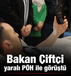 İ&ccedil;işleri Bakanı, yaralı &ouml;zel harekat polisiyle g&ouml;r&uuml;şt&uuml;