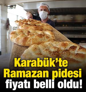 Karab&uuml;k'te Ramazan pidesi fiyatı belli oldu!