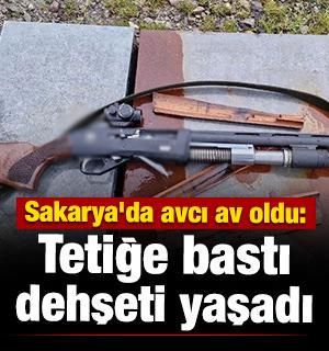 Sakarya'da avcı av oldu: Tetiğe bastı dehşeti yaşadı 