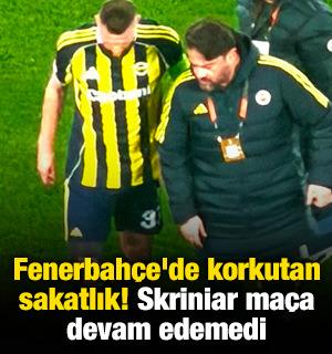 Fenerbah&ccedil;e'de korkutan sakatlık! Skriniar ma&ccedil;a devam edemedi