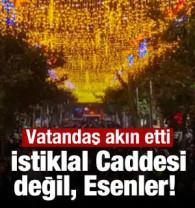 İstiklal Caddesi değil, Esenler! Vatandaş akın etti