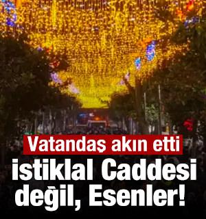 İstiklal Caddesi değil, Esenler! Vatandaş akın etti