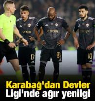 Karabağ'dan Devler Ligi'nde ağır yenilgi