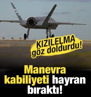 KIZILELMA g&ouml;z doldurdu: Manevra kabiliyeti ile dikkatleri &uuml;zerine &ccedil;ekti!