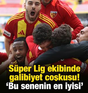 S&uuml;per Lig ekibinde galibiyet coşkusu! 'Bu yılın en &ouml;nemli 3 puanını aldık'