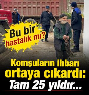 Yer: Sakarya! Komşuların ihbarı ortaya &ccedil;ıkardı: Tam 25 yıldır...